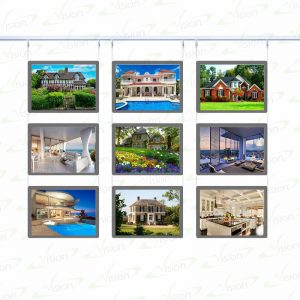 Illuminated LED Window Display - Silver